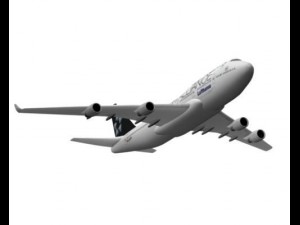 b747 400 3D Model