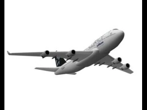 b747 400 Modelo 3D