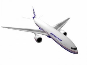 b777 200 3D-Modell