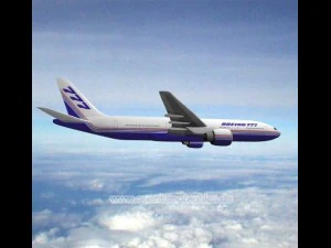 b777 200 Modèle 3D