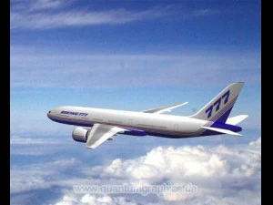 b777 200 Modèle 3D