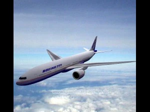 b777 200 Modèle 3D
