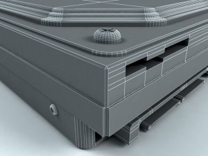 hard drive 3D 모델