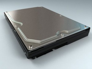 hard drive 3D 모델