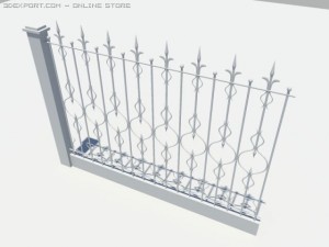 fence 3D-Modell