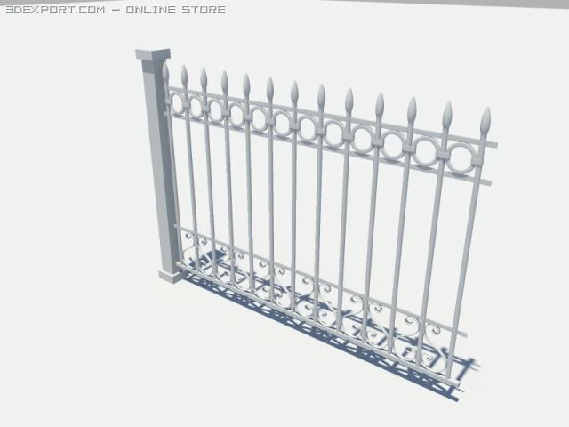fence2 3D Model .c4d .max .obj .3ds .fbx .stl .blend 