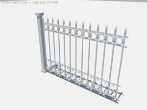 fence2 3D-Modell