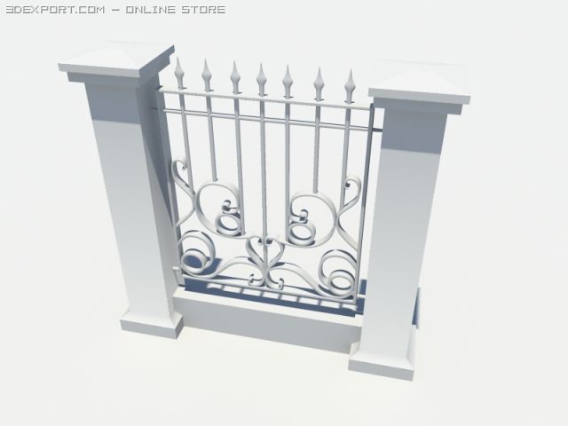 fence3 3D Model .c4d .max .obj .3ds .fbx .stl .blend 
