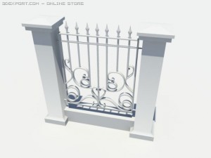 fence3 3D-Modell
