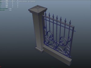 fence3 3D Model