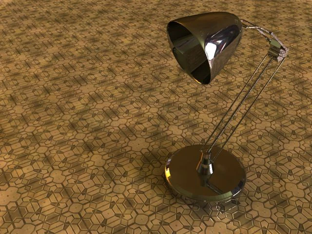 desk lamp 3D Model .c4d .max .obj .3ds .fbx .stl .blend