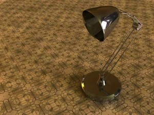 lumin&aacute;ria de mesa Modelo 3D