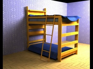 bunk bed 3D Model