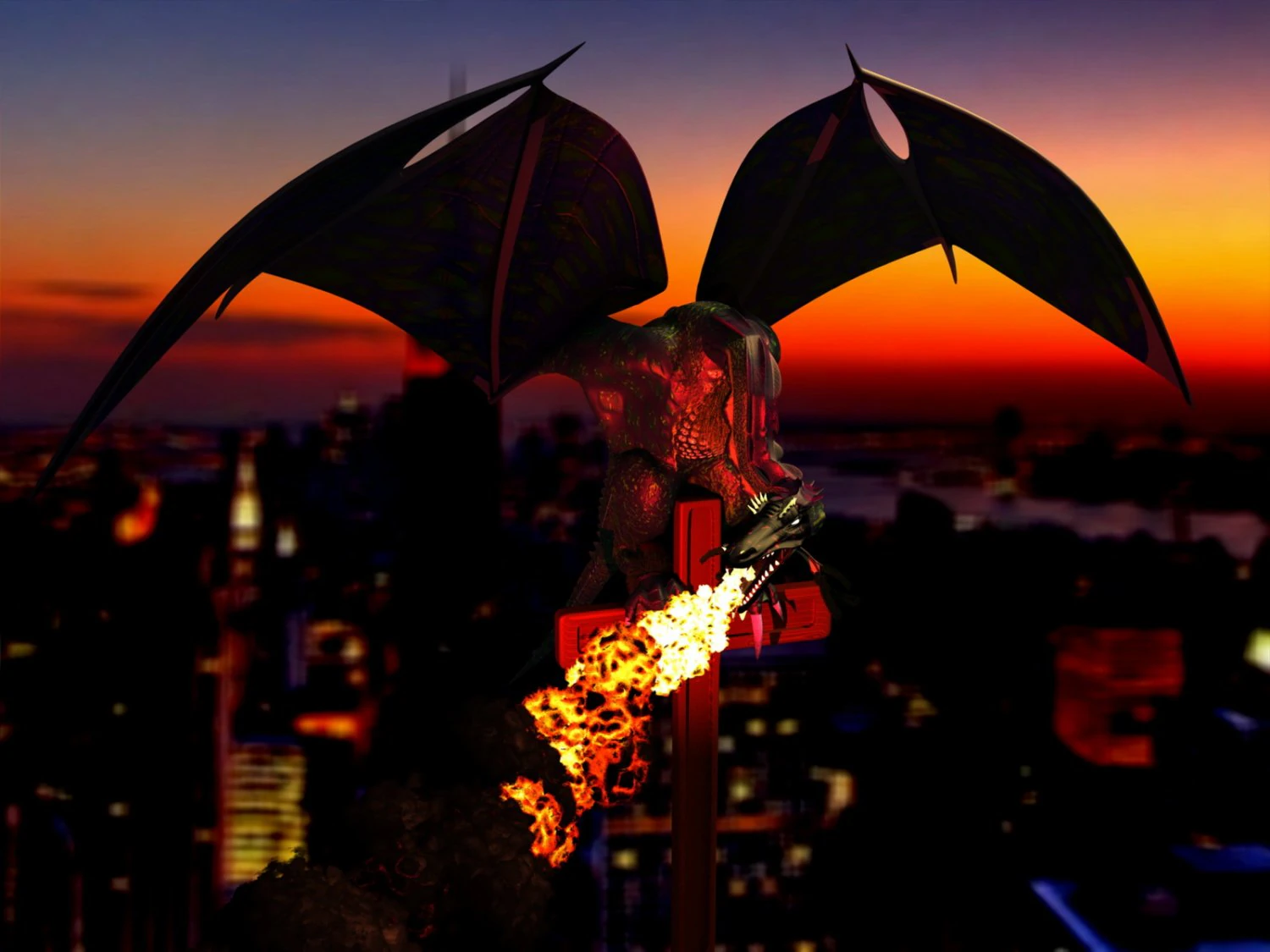 dragon 3D Model .c4d .max .obj .3ds .fbx .stl .blend 