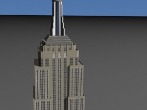 empire state building v2 3D Модель