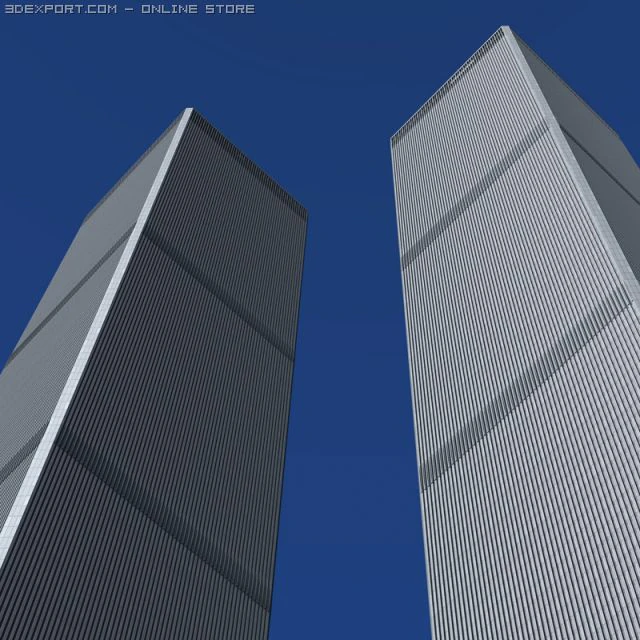 world trade center v2 3D Model .c4d .max .obj .3ds .fbx .stl .blend