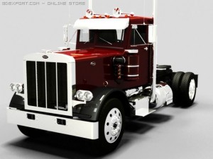 peterbilt 289 Model 3D