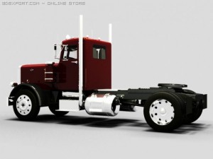 peterbilt 289 3D मॉडल