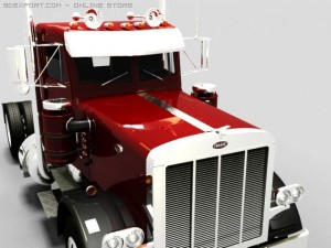 peterbilt 289 3D मॉडल