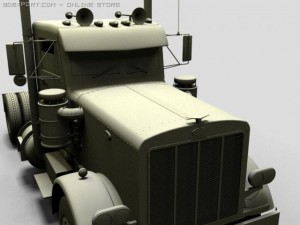 peterbilt 289 3D मॉडल