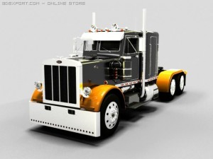 peterbilt 359 Model 3D
