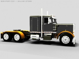 peterbilt 359 Modèle 3D