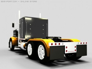 peterbilt 359 Modèle 3D