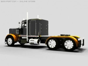 peterbilt 359 3D Model