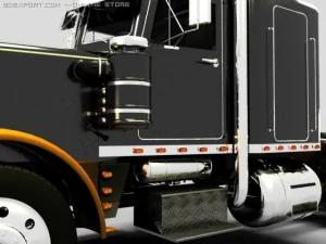 peterbilt 359 3D Model