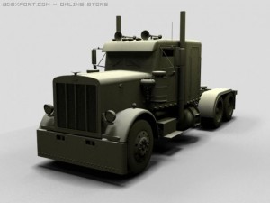 peterbilt 359 Modèle 3D