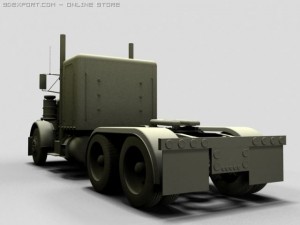 peterbilt 359 Modèle 3D