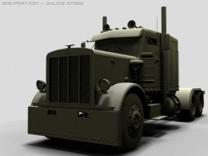 peterbilt 359 Modèle 3D