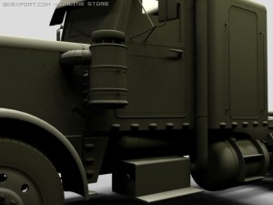 peterbilt 359 Modèle 3D