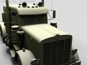 peterbilt 359 Modèle 3D