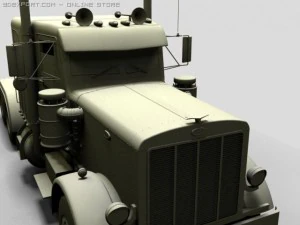 peterbilt 359 3D Model