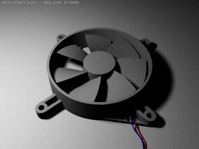 the fan Modello 3D .c4d .max .obj .3ds .fbx .stl .blend