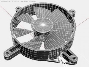 the fan Modello 3D