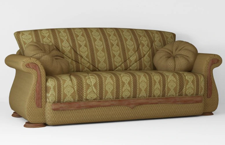 couch7 brown 3D Model .c4d .max .obj .3ds .fbx .stl .blend