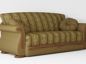 couch7 brown 3D Model