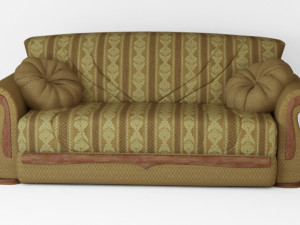 couch7 brown 3D Model
