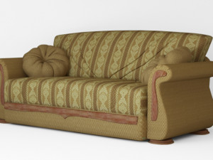 couch7 brown 3D Model