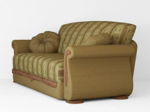 couch7 brown 3D Model
