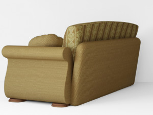 couch7 brown 3D Model