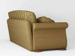 couch7 brown 3D Model