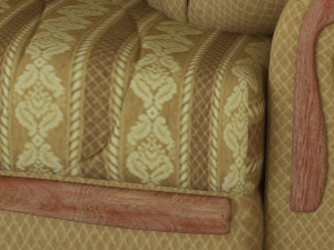 couch7 brown 3D Model