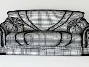 couch7 brown 3D Model