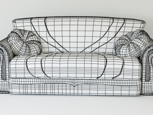 couch7 brown 3D Model