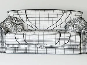 couch7 brown 3D Model