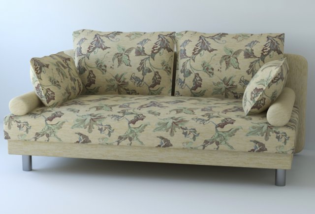 couch4yellow 3Dモデル .c4d .max .obj .3ds .fbx .stl .blend 