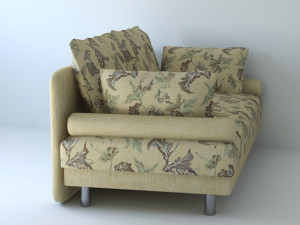 couch4yellow 3Dモデル